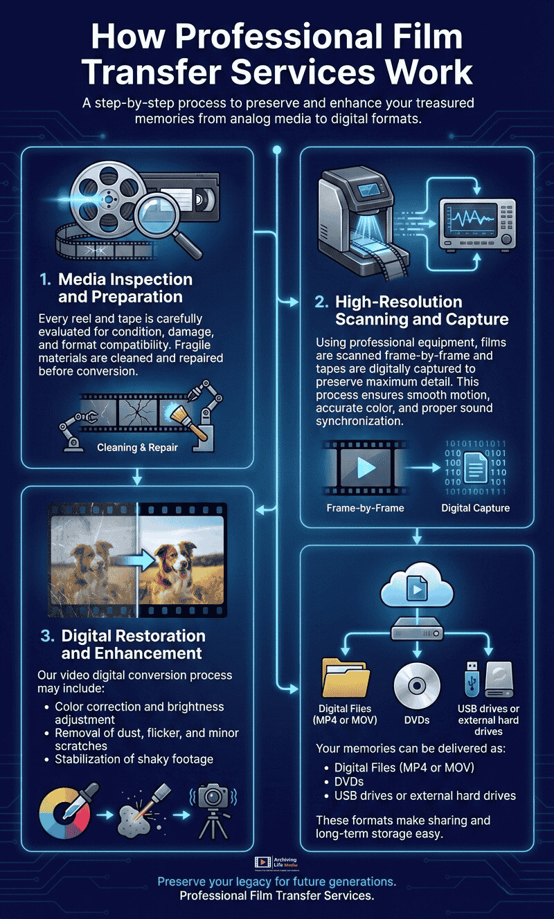 Professional Film Transfer Services Work in MN