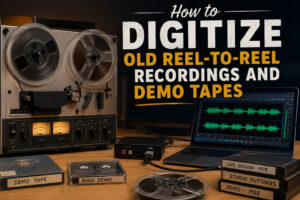 How to Digitize Old Reel to Reel Recordings and Demo Tapes